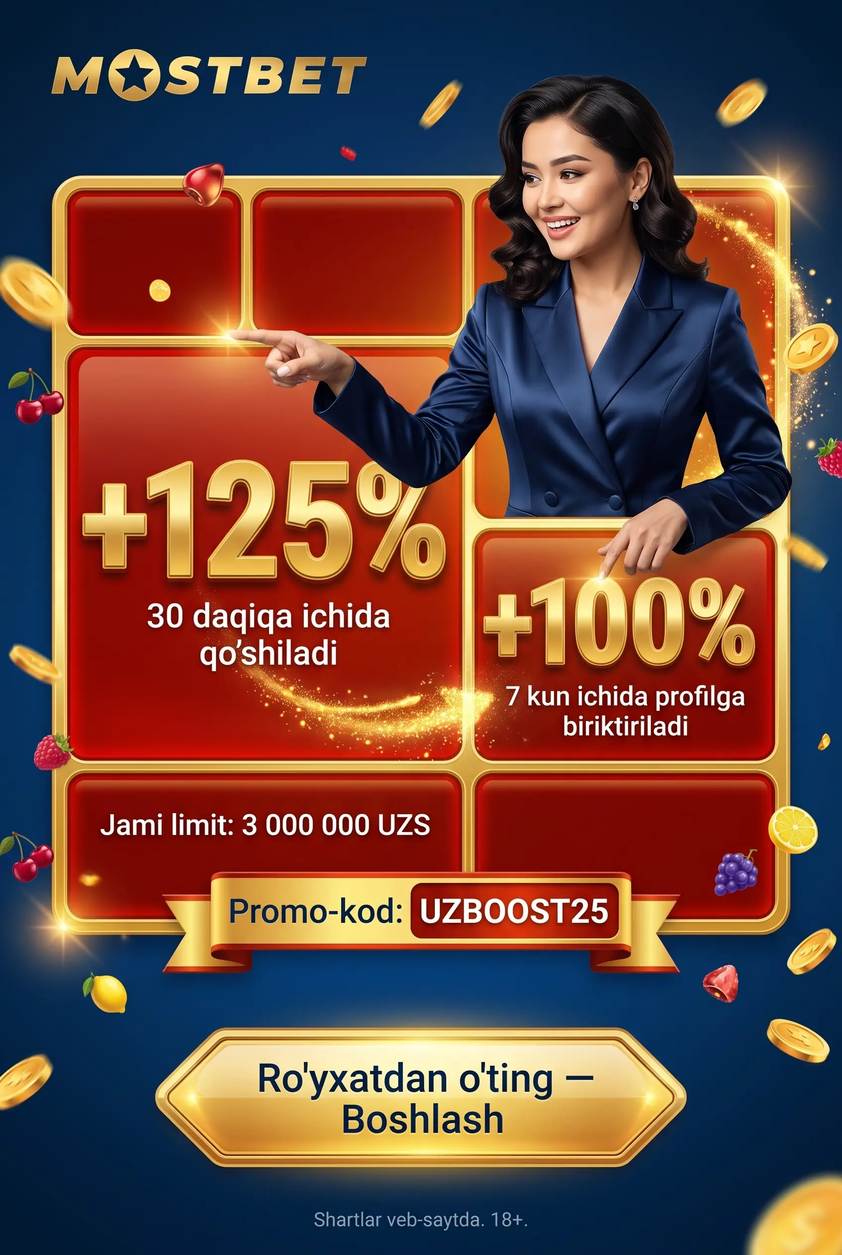 Yangi o'yinchilar uchun xush kelibsiz bonusi