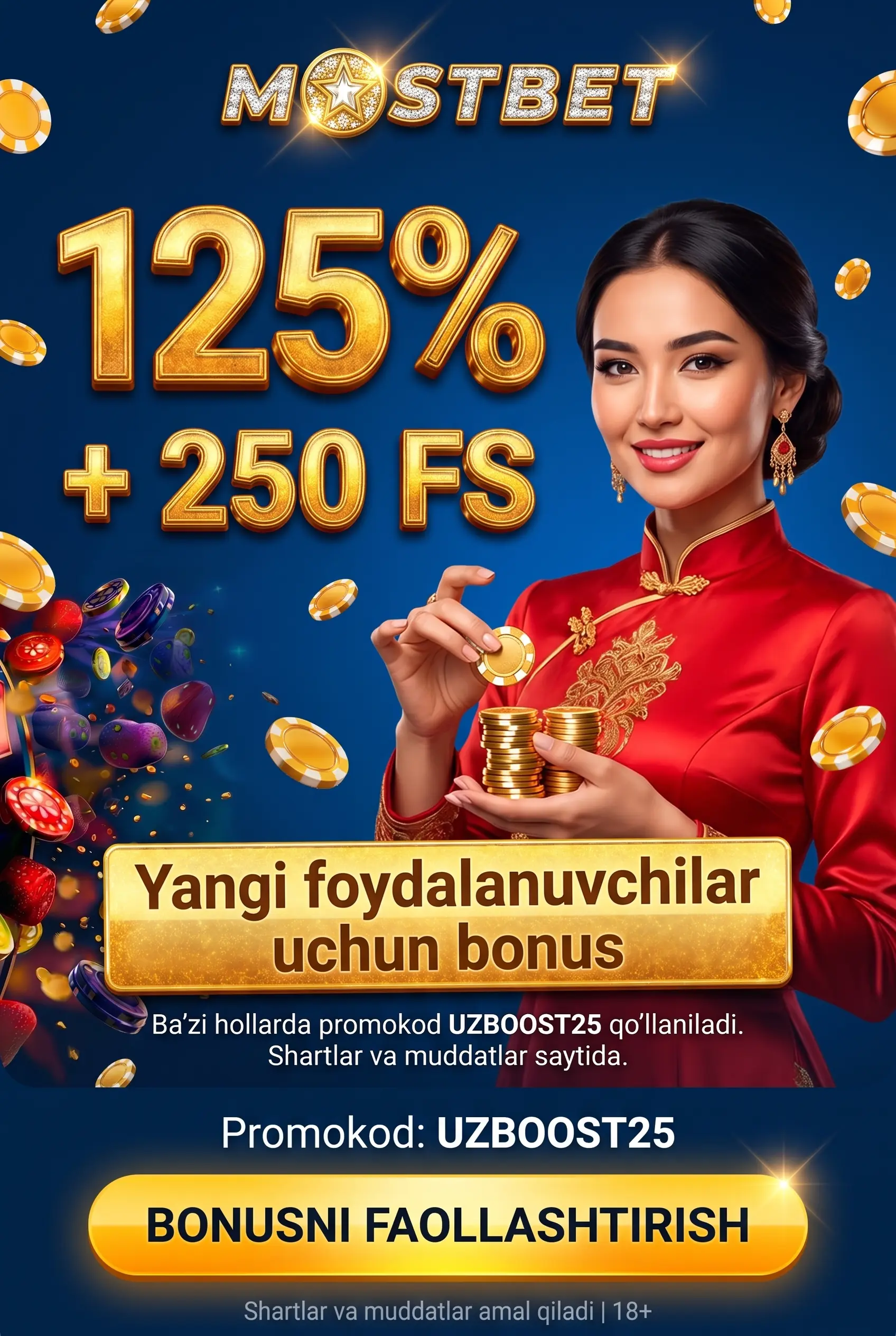 Mostbet bonuslari