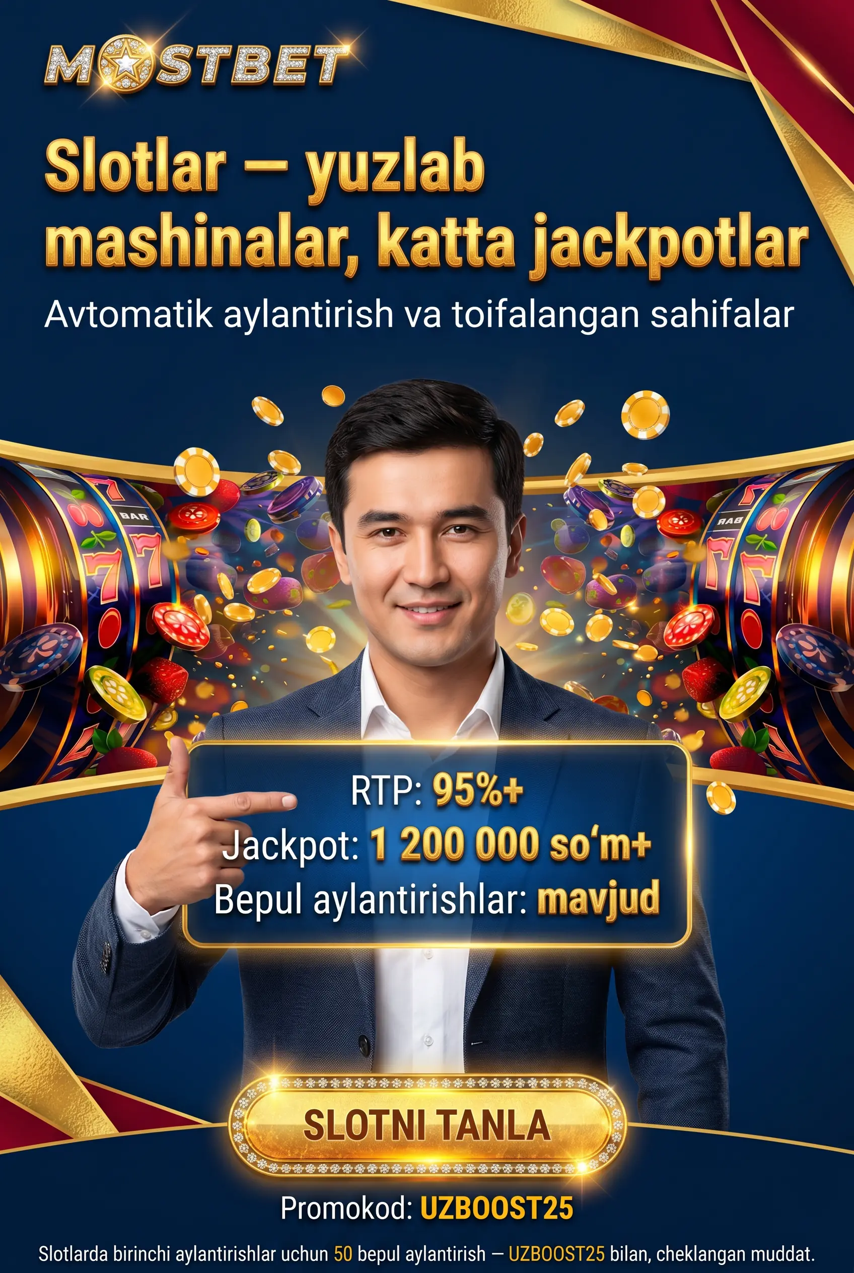 Mostbet slot o'yin avtomatlari