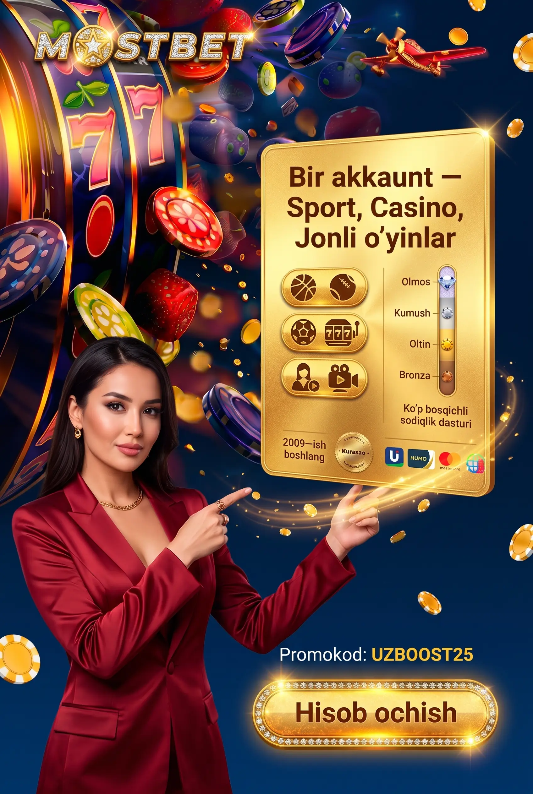 Mostbet UZ platforma xususiyatlari