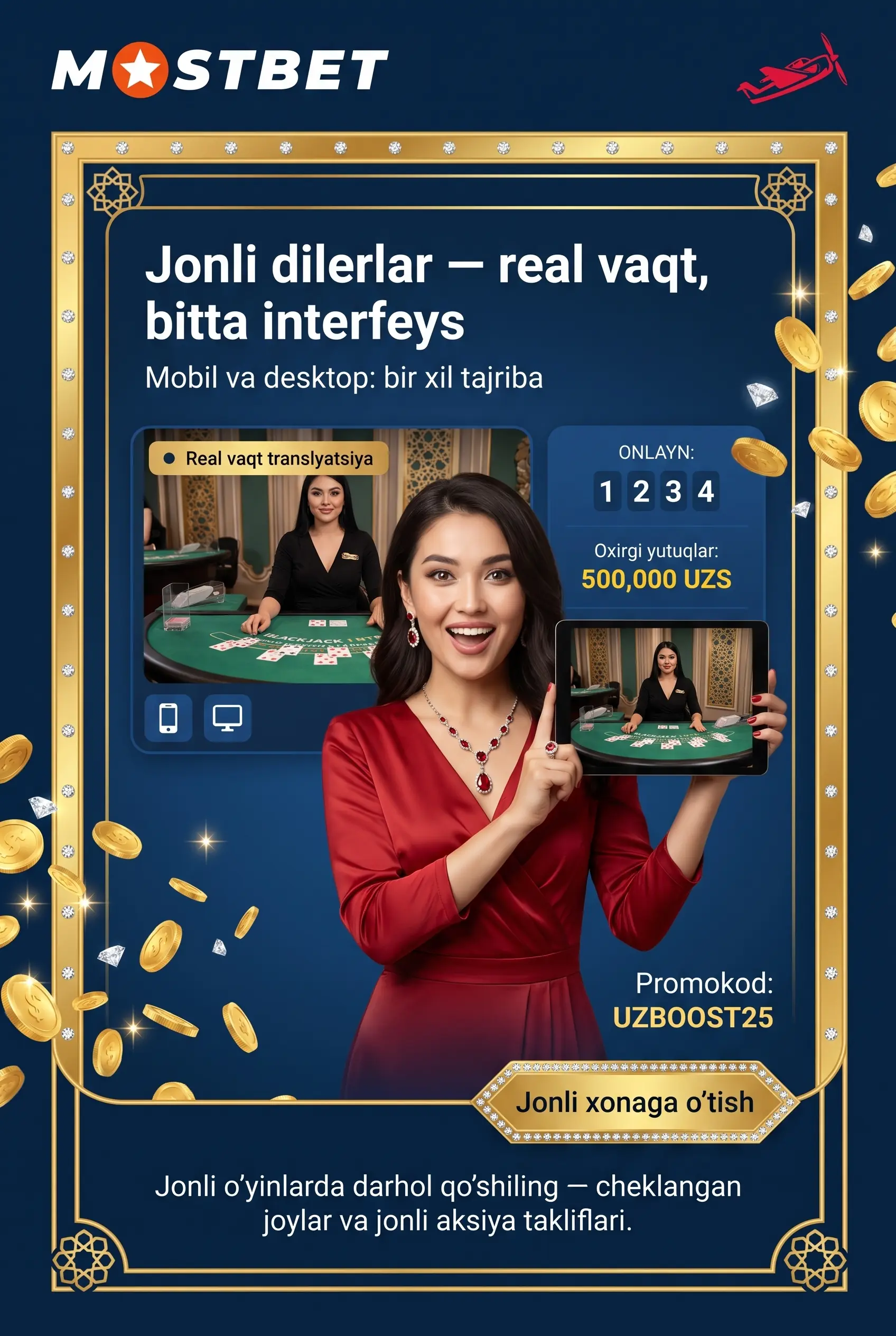 Real dilerlar bilan o'yinlar