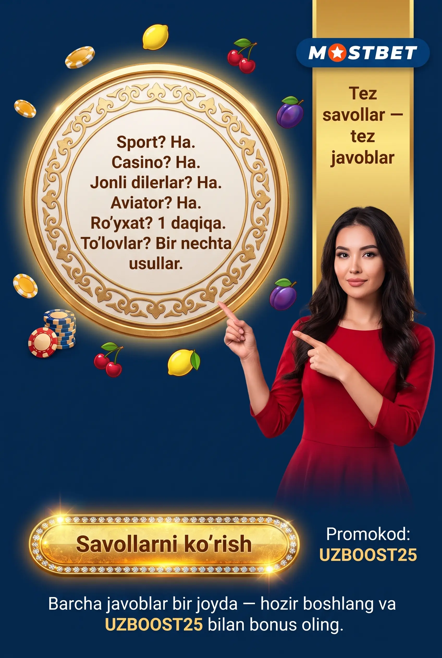 Mostbet UZ tez-tez so'raladigan savollar