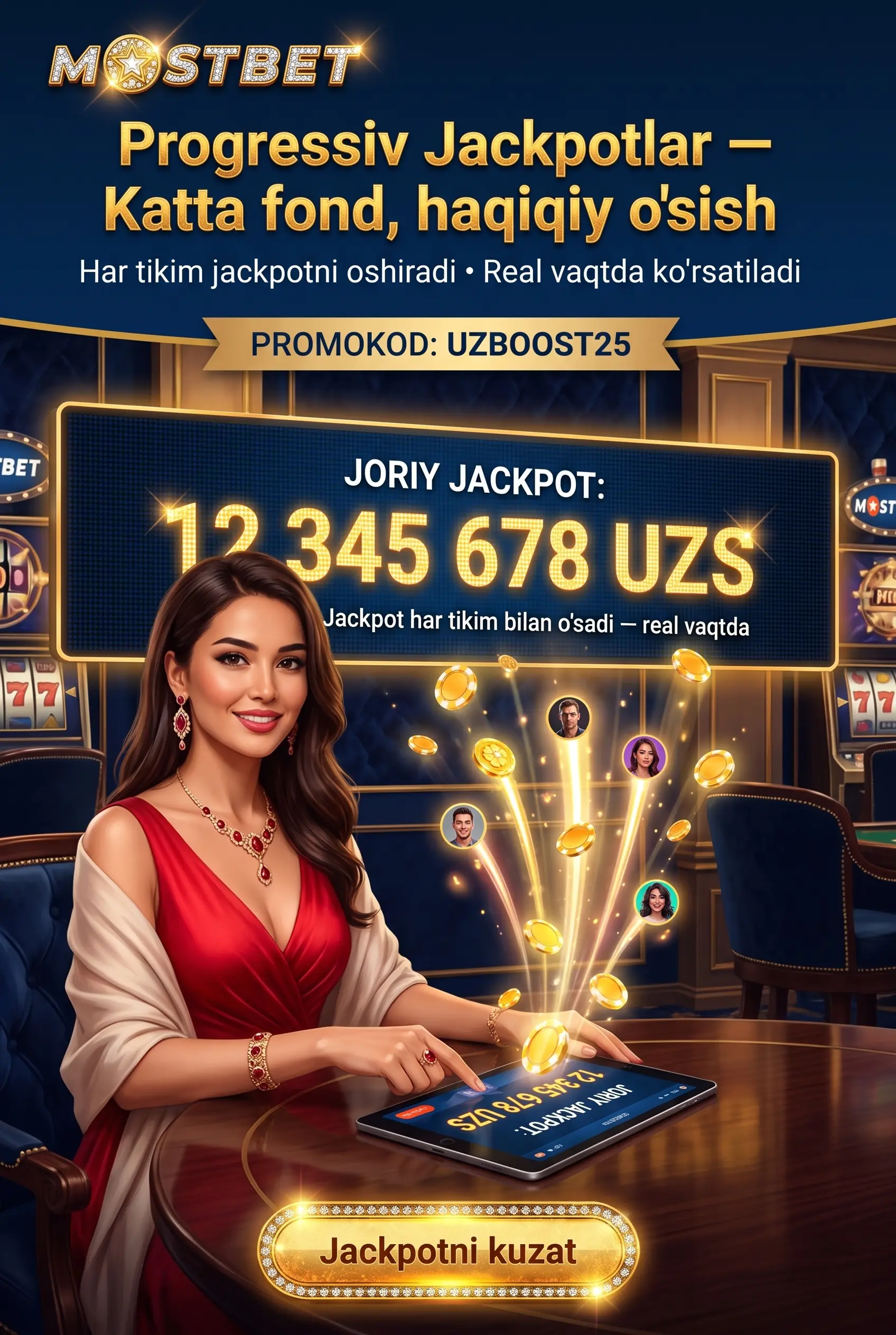 Progressiv jackpot slotlari