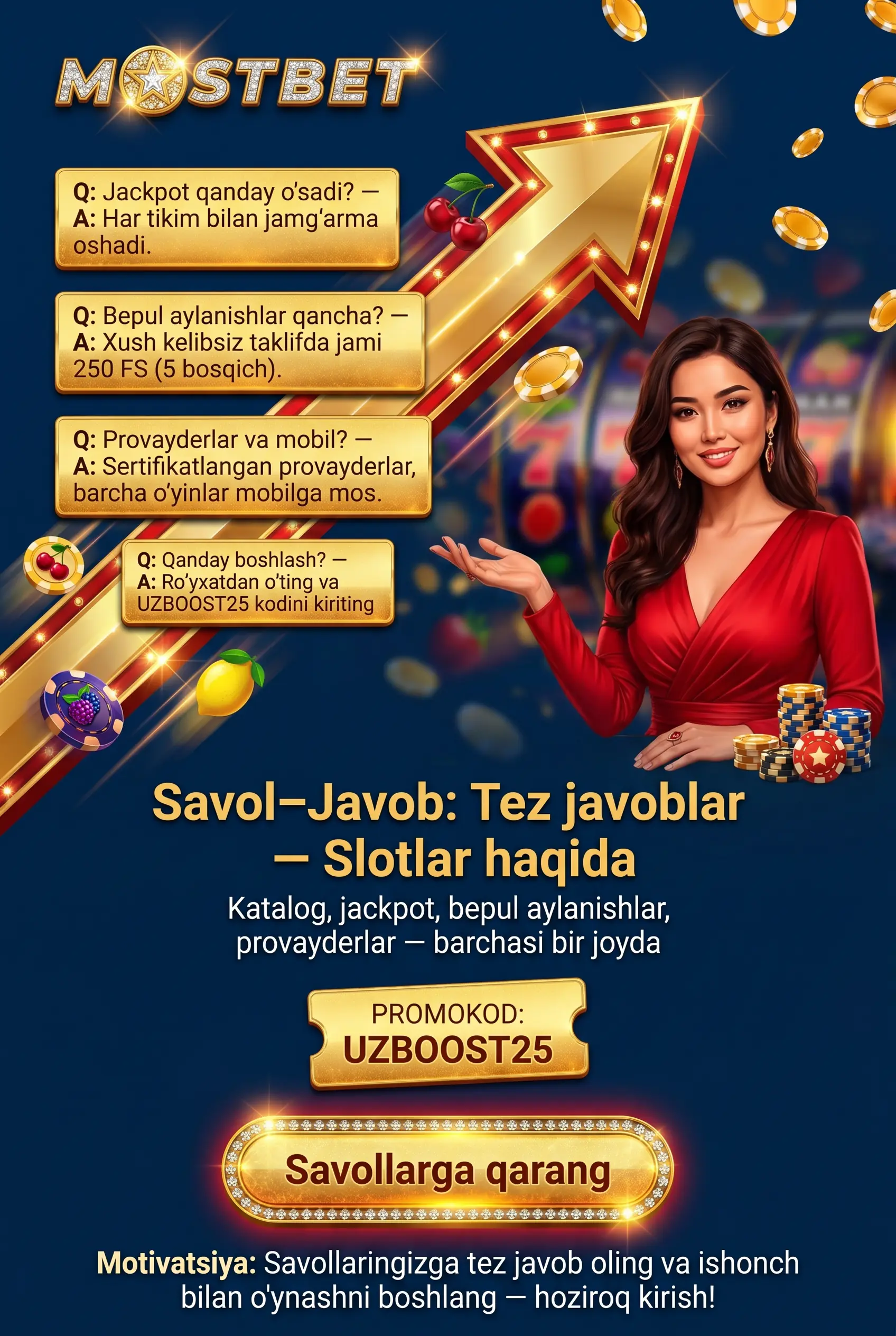 Slot mashinalari savol-javob