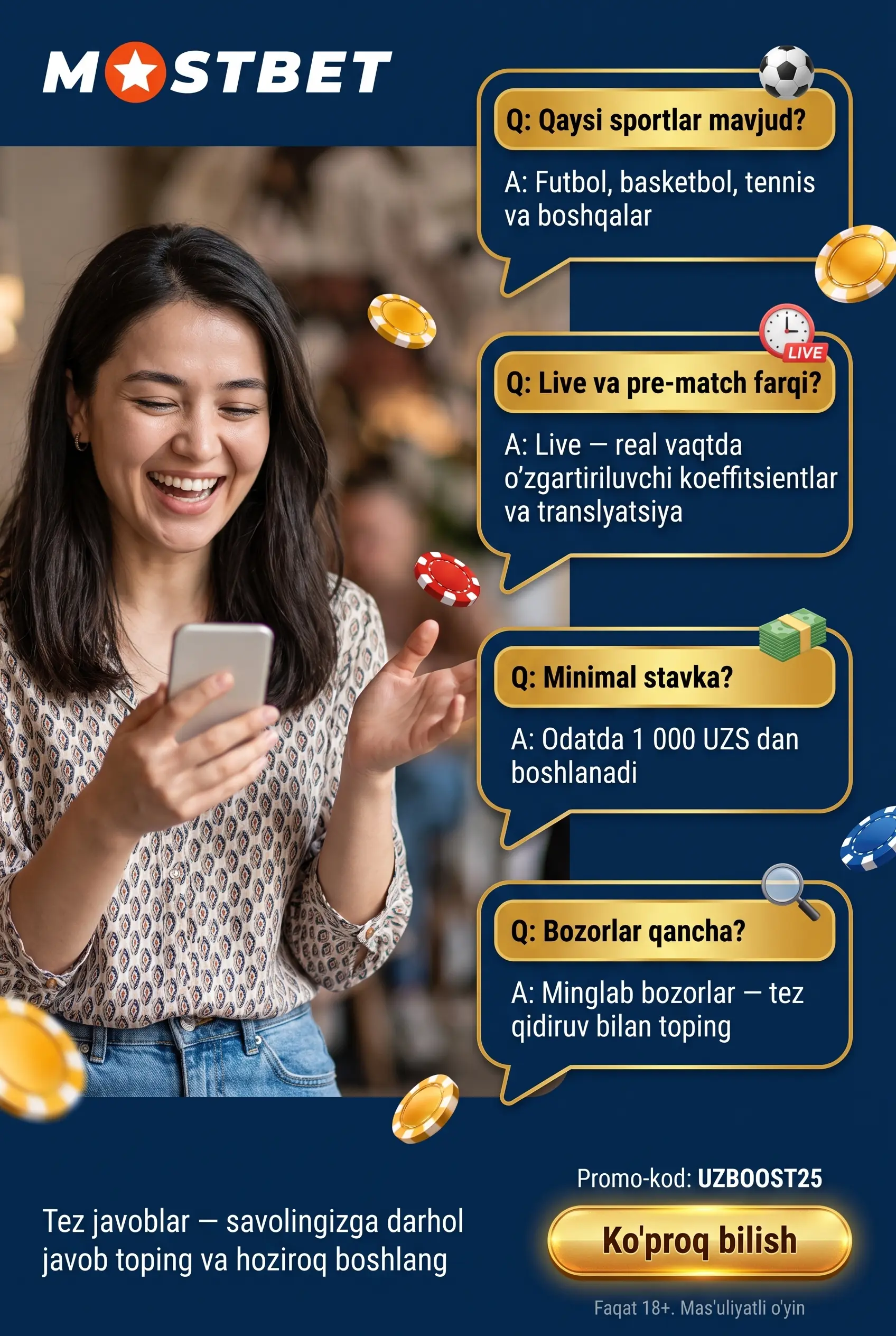Sport Stavkalari Yuzasidan Savol-Javob